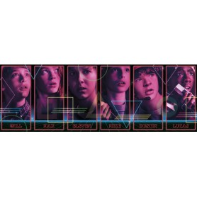 Stranger Things Puzzle Panorama Characters