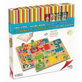 PARCHIS OCA PIRATAS Tablero Madera