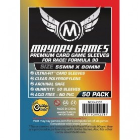 Premium Race! Formula 90 Card Sleeves (pack of 50) (55 X 80 MM)