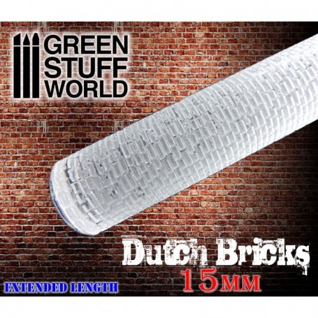 Rodillo Texturizado Ladrillos Holandeses 15mm (Dutch Bricks 15mm)