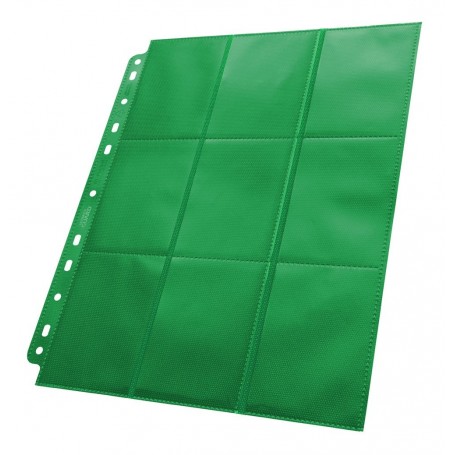 Ultimate Guard 18-Pocket Pages Side-Loading Verde