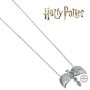 Harry Potter x Swarovski Collar con Colgante Diadema (Plata de ley)