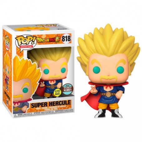 Dragon Ball Super Figura POP! Animation Vinyl Specialty Series Super Saiyan Hercule (Glow) 9 cm 818