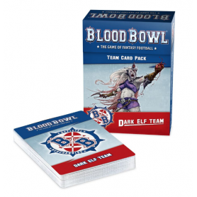 Blood Bowl Dark Elf Team Card Pack (Inglés)