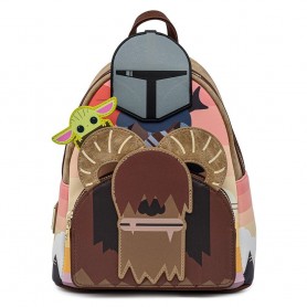 Mochila Mandalorian Bantha Ride Star Wars Loungefly 26cm