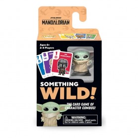 Star Wars The Mandalorian Caja de 4 Juegos de Cartas Something Wild! Grogu Edición DE/ES/IT