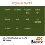 MEDIUM OLIVE GREEN – STANDARD AK11148
