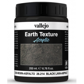 Vallejo Textura Lava Negra 200ml 26.214