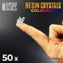 Cristales de Resina TRANSPARENTES - Medianos