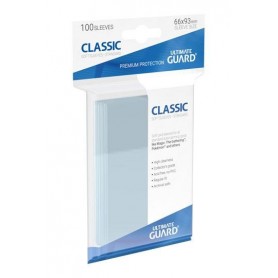 Ultimate Guard Classic Soft Sleeves Fundas de Cartas Tamaño Estándar Transparente (100)
