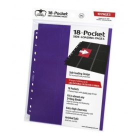 Ultimate Guard 18-Pocket Pages Side-Loading Morado (10)