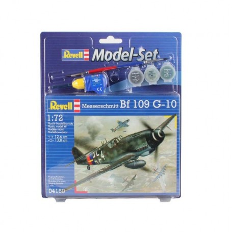 Model Set Avión Messerschmitt Bf-109 escala 1:72