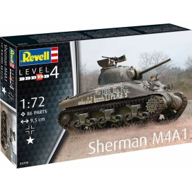 Tanque Sherman M4A1 escala 1:72