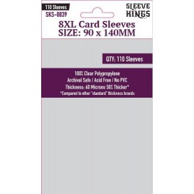 Sleeve Kings 8XL Sleeves (90 X 140mm)