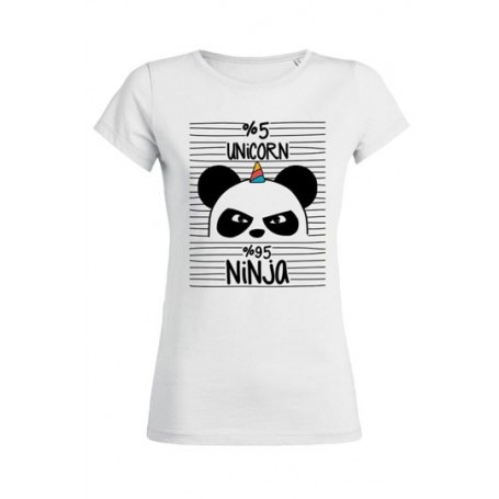Unicornio Camiseta Chica Unicorn Ninja
