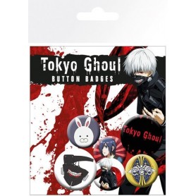 Tokyo Ghoul Pack 6 Chapas Mix