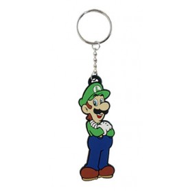 Super Mario Bros. Llavero caucho Luigi 8 cm