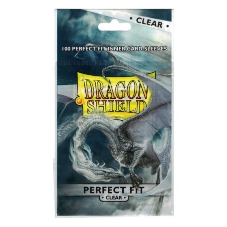 Fundas standard Dragon Shield Perfect Clear - Paquete de 100