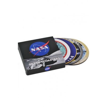 NASA Pack de 4 Posavasos Badges