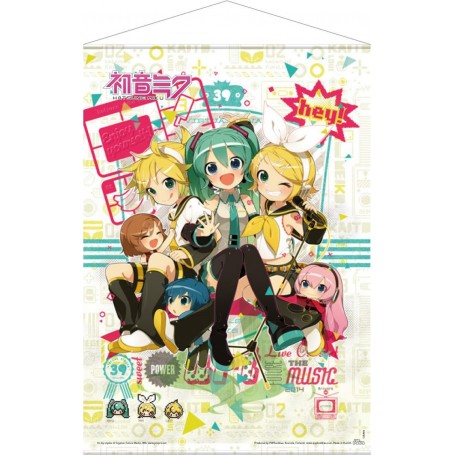 Vocaloid Póster Tela Hey! Piapro Characters 50 x 70 cm