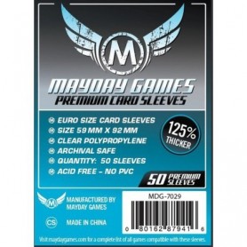 Fundas Premium Euro (Pack de 50) -59 MM X 92 MM MayDay