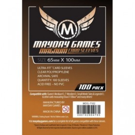 Fundas 7 Wonders Transparentes 65 MM X 100 MM (100 Pack) Magnum Copper MayDay