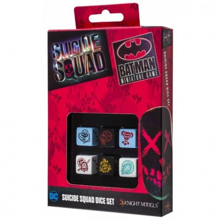 Batman Miniature Game Pack de Dados D6 Suicide Squad (6)